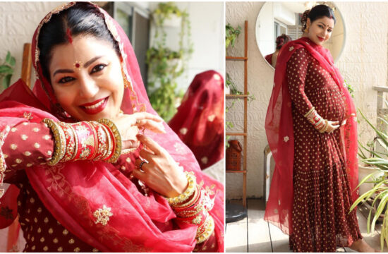 सोलह श्रृंगार कर एक्ट्रेस देबिना बनर्जी ने बेबी बंप के साथ निभाई गोद भराई की रस्म