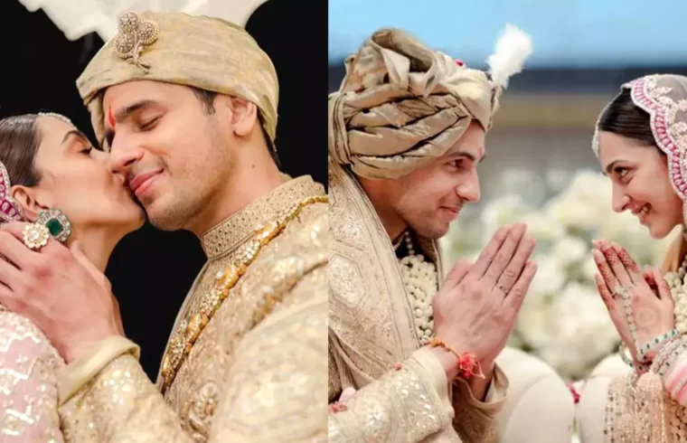 Actor Siddharth Malhotra and actress Kiara Advani have done a royal wedding at Suryagarh Palace in Jaisalmer.